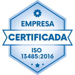Selo de certificação ISO da Sanders do Brasil
