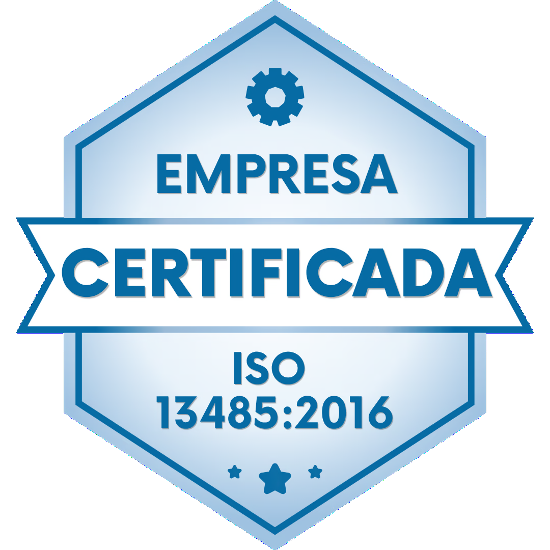 Selo de certificação ISO da Sanders do Brasil