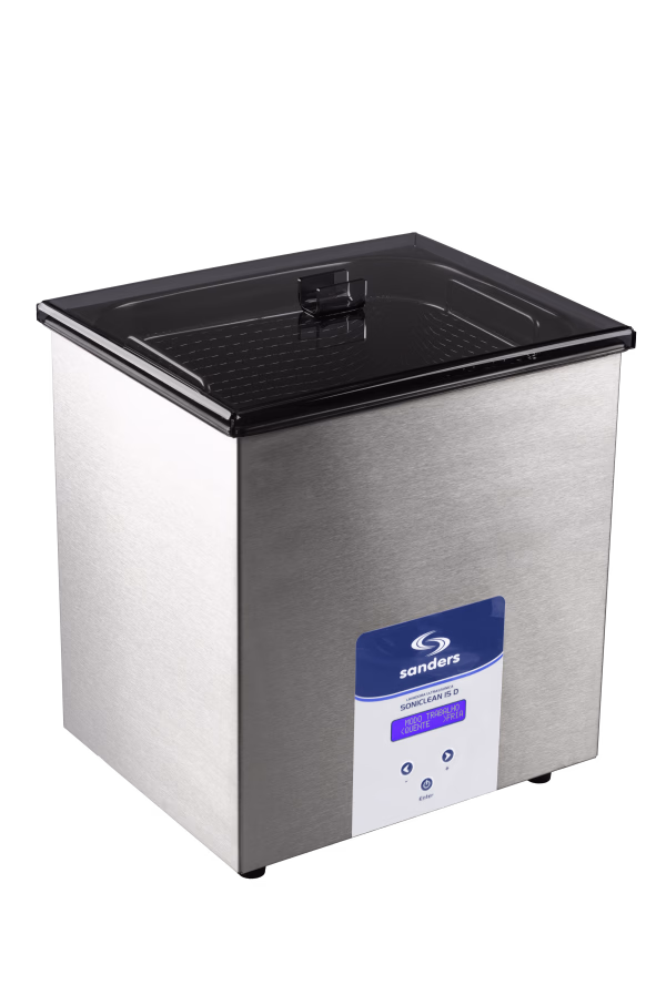 Lavadora ultrassônica Soniclean 15D vista lateral