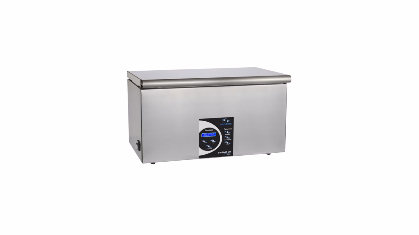 Detalhes da lavadora ultrassônica SW 2000