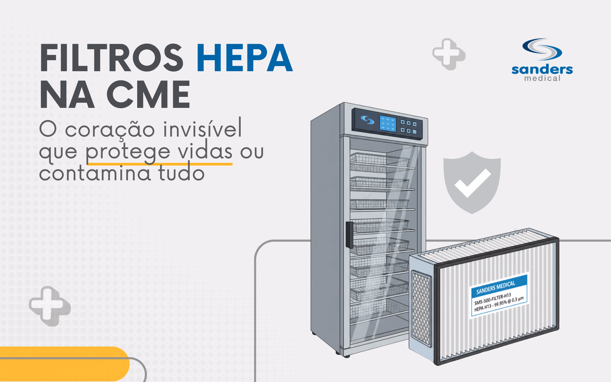 Importância dos filtros HEPA na CME