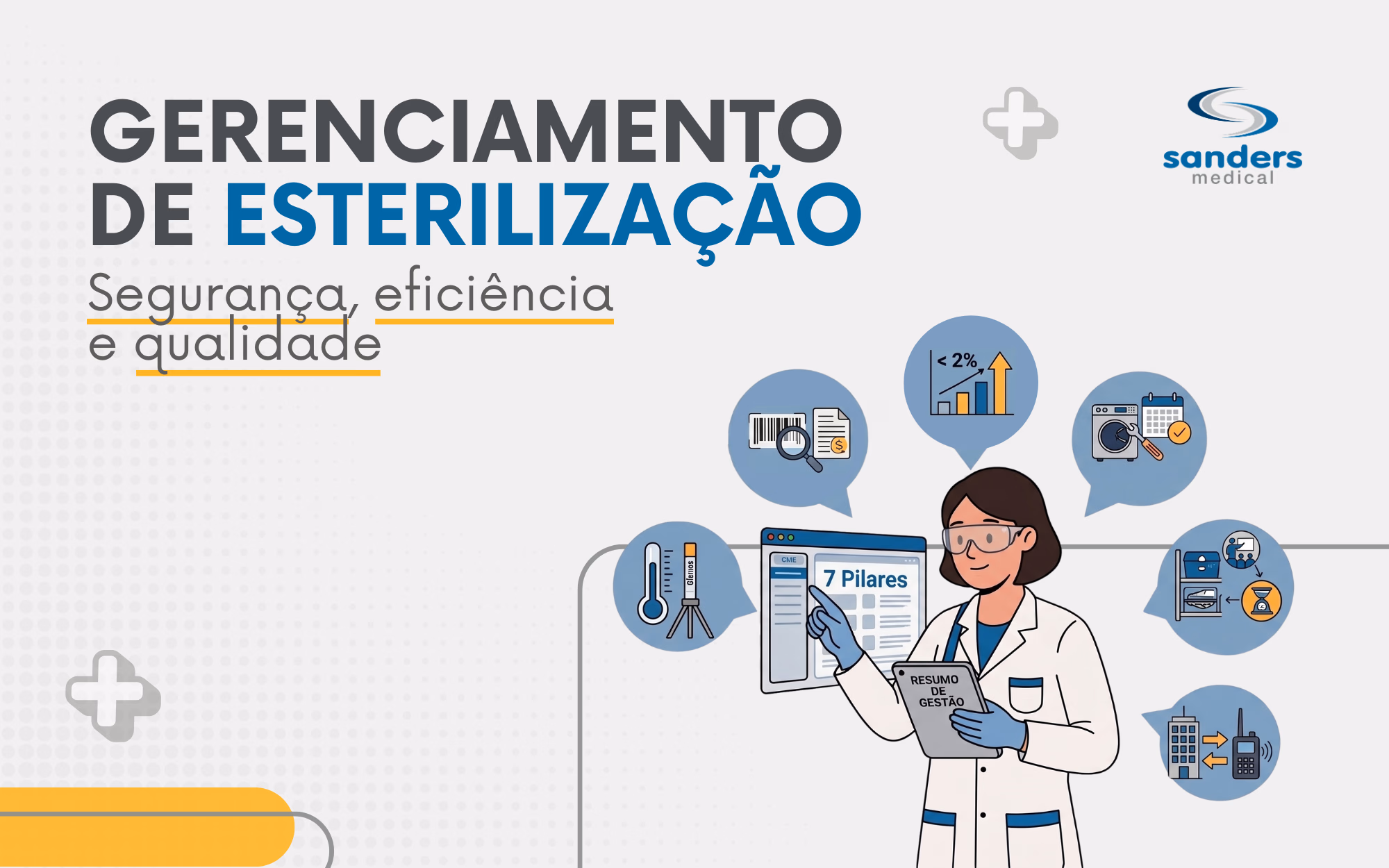 Gerenciamento eficiente de esterilização hospitalar